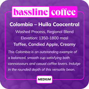 Huila Coocentral | Colombia | Medium Roast Coffee