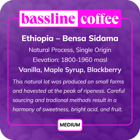 Bensa Sidama | Ethiopia | Medium Roast Coffee