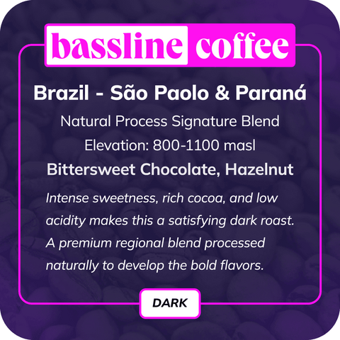 São Paolo & Paraná | Brazil | Dark Roast Coffee