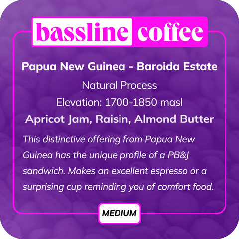 Baroida Estate | Papua New Guinea | Medium Roast Coffee