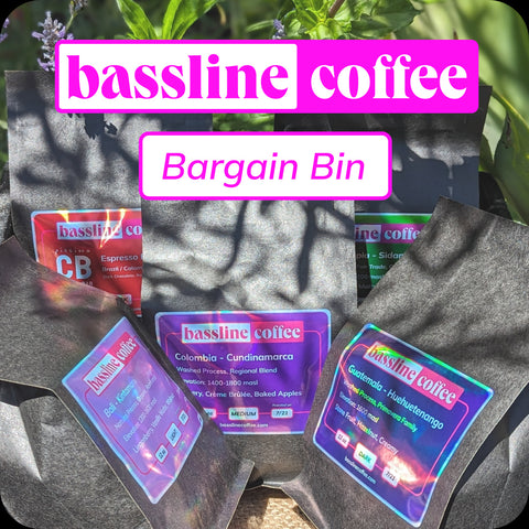Bassline Coffee Bargain Bin discounts