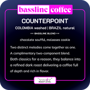 Counterpoint Blend | Brazil & Colombia | Dark Roast Coffee