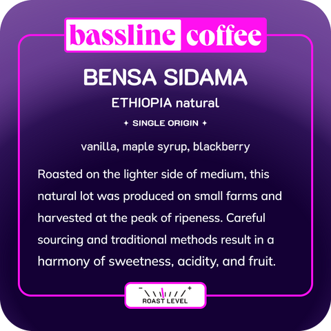 Bensa Sidama | Ethiopia | Medium Roast Coffee