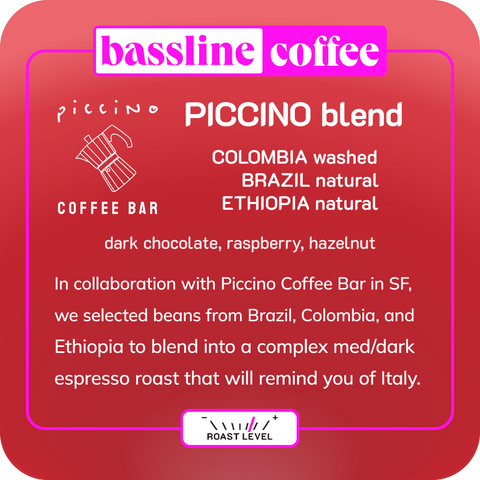 Piccino Blend | Dark Roast Coffee