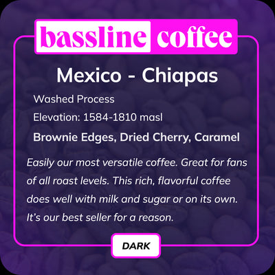 Bassline Coffee Mexico Chiapas Dark Roast